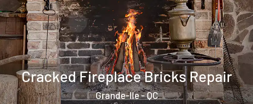  Cracked Fireplace Bricks Repair Grande-lle - QC