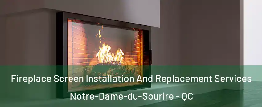  Fireplace Screen Installation And Replacement Services Notre-Dame-du-Sourire - QC