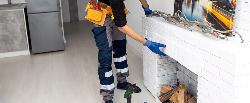 Outdoor Fireplace Restoration in Salaberry de Valleyfield, Quebec