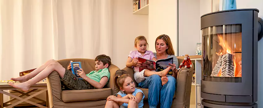 Outdoor Morso Fireplace Broken Screen Replacement in Salaberry de Valleyfield, Quebec